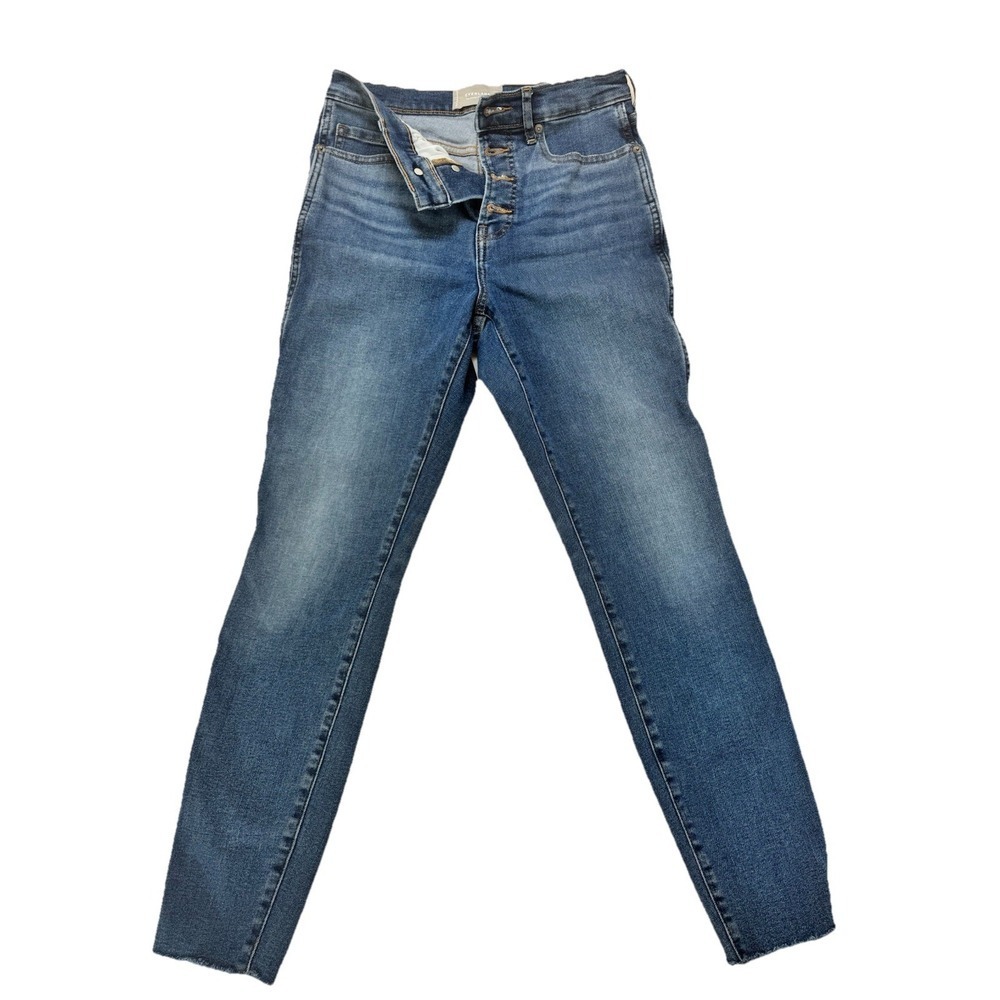 Everlane The Vintage Skinny Jean Medium‎ Wash High Rise Size 27R Women's Denim